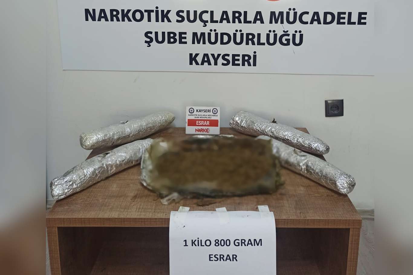 Kayseri'de uyuşturucu operasyonu